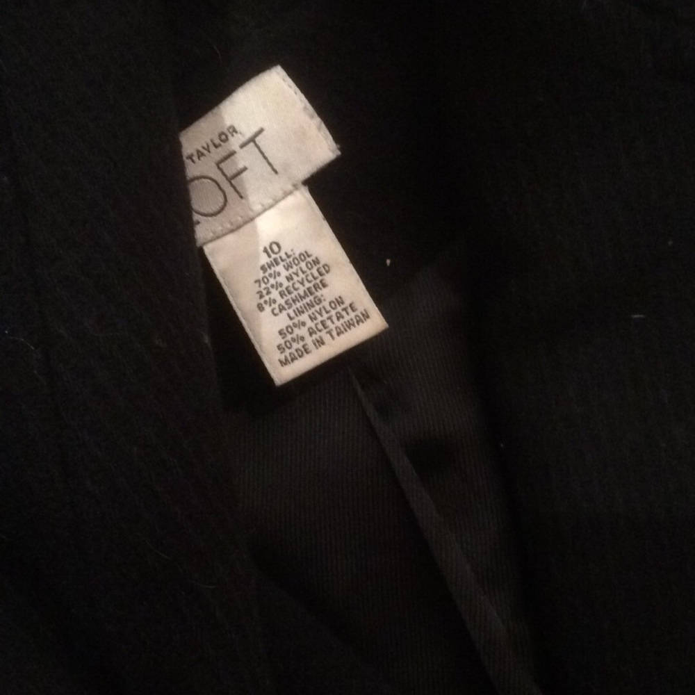 Women’s coat SZ 10, The Loft BRAND NEW black